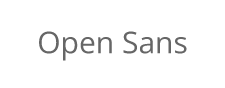 Open Sans Font